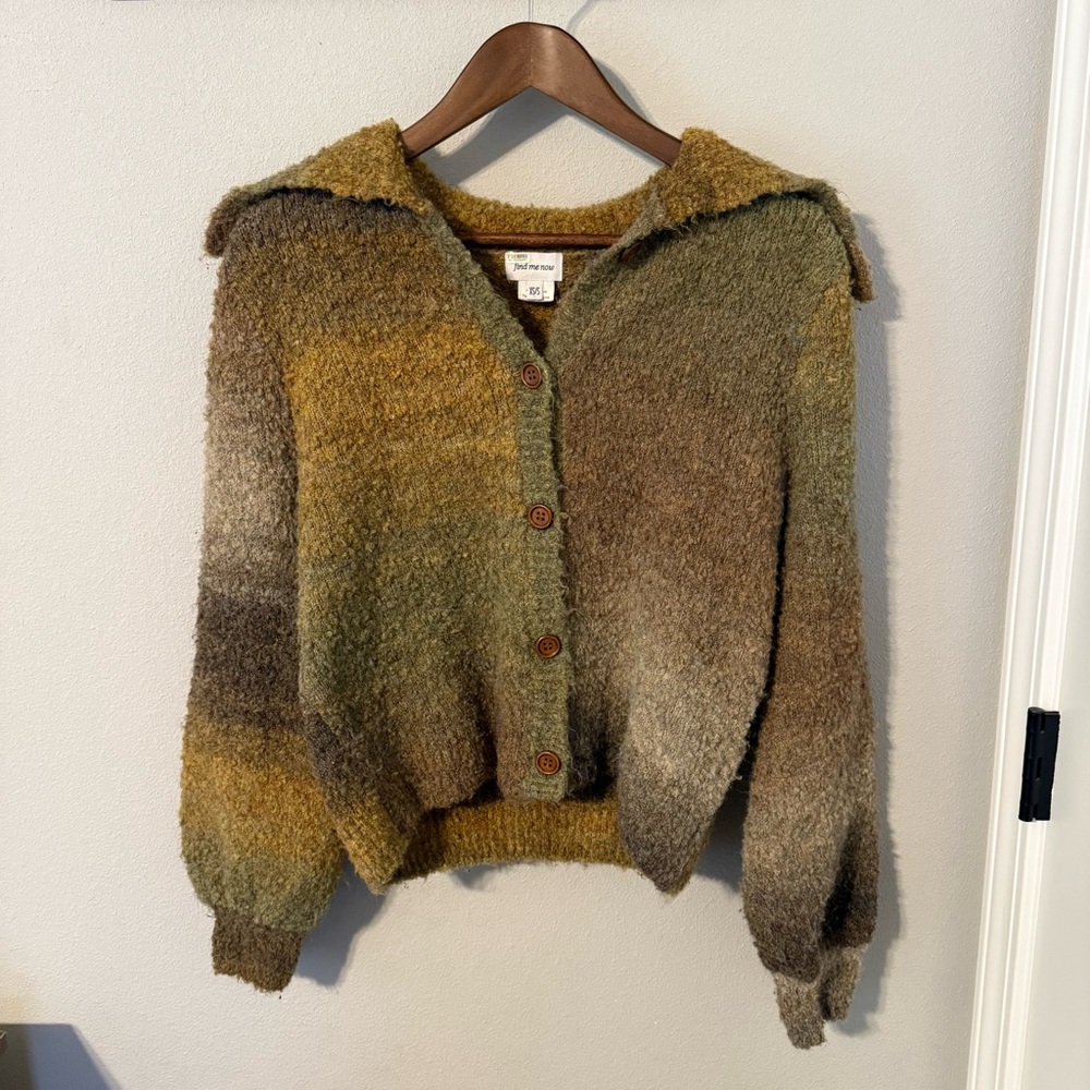 Free People XS/S Dusty Knit Button Cardigan Find Me Now - Picture 1 of 5